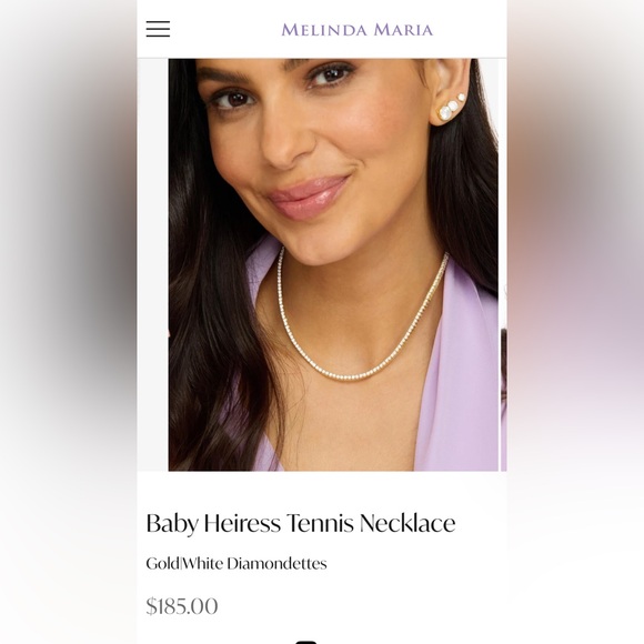 Melinda Maria Baby Heiress Necklace - Picture 12 of 12